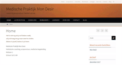 Desktop Screenshot of medischepraktijkmondesir.nl